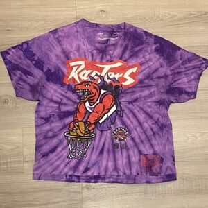 Mitchell & Ness Purple Raptors Graphic Tee